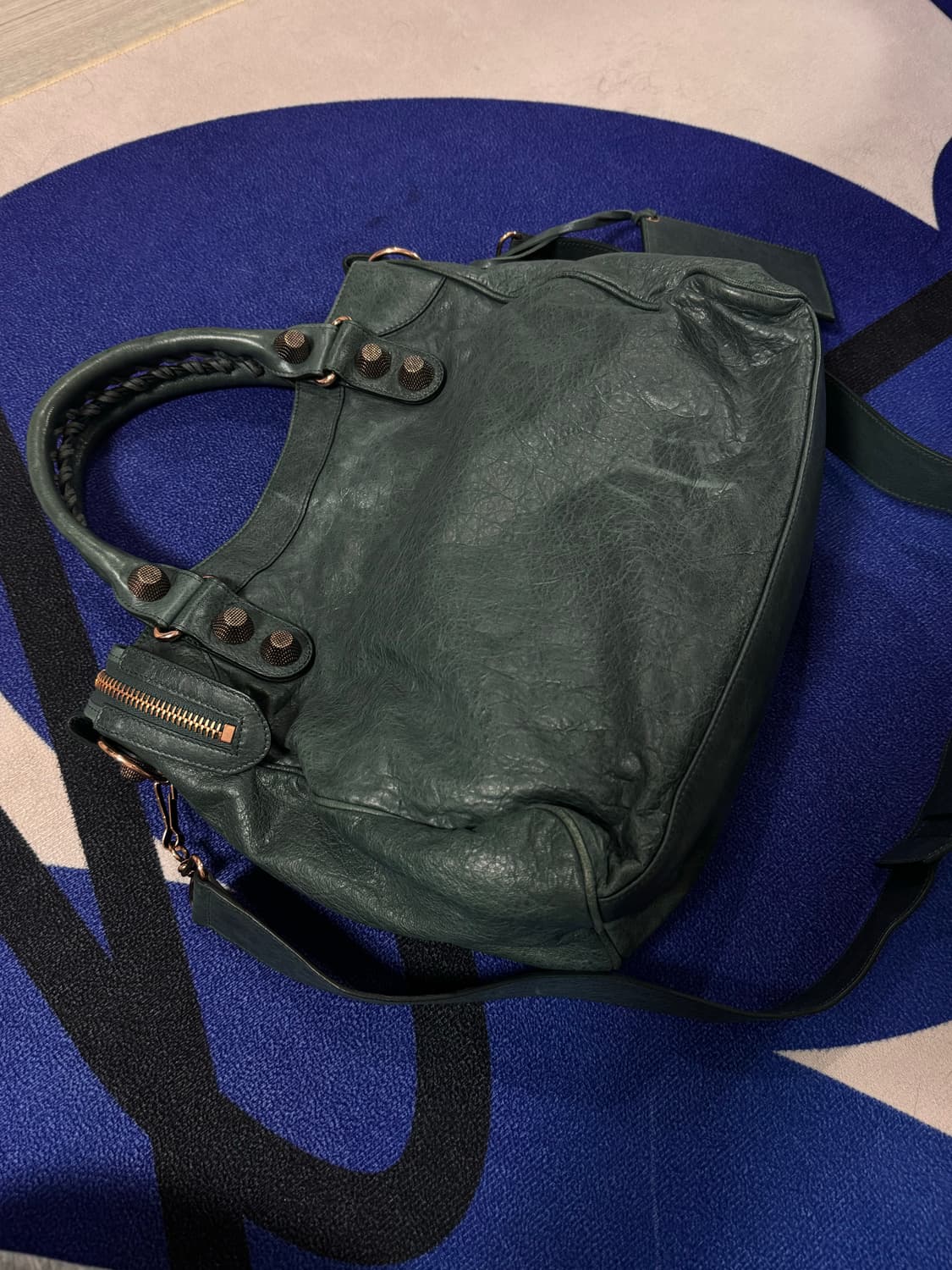 발렌시아가 빈티지 모터백 미듐 정품 상품이미지6