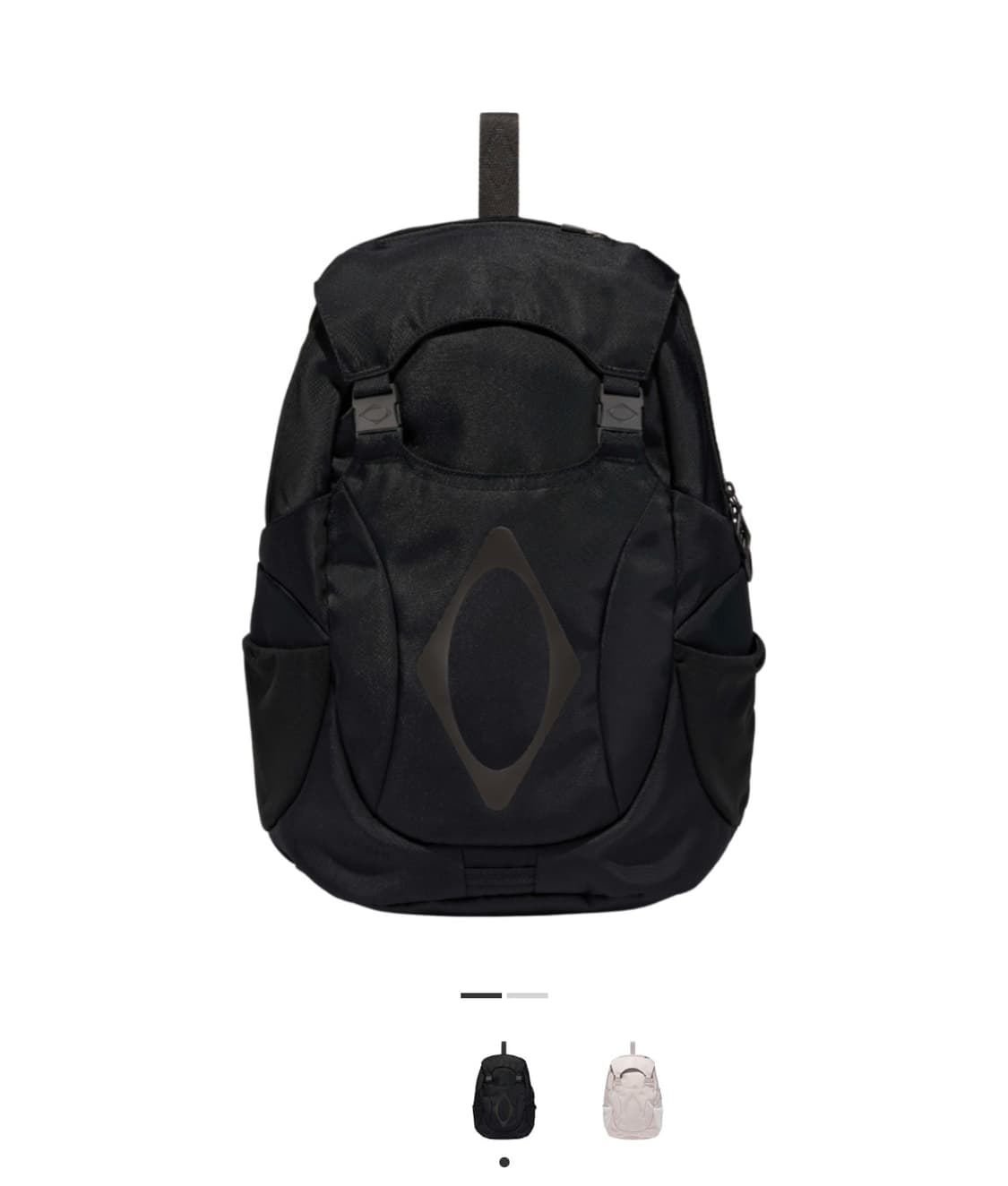 미스치프 버클 플랩 백팩 블랙 상품이미지1