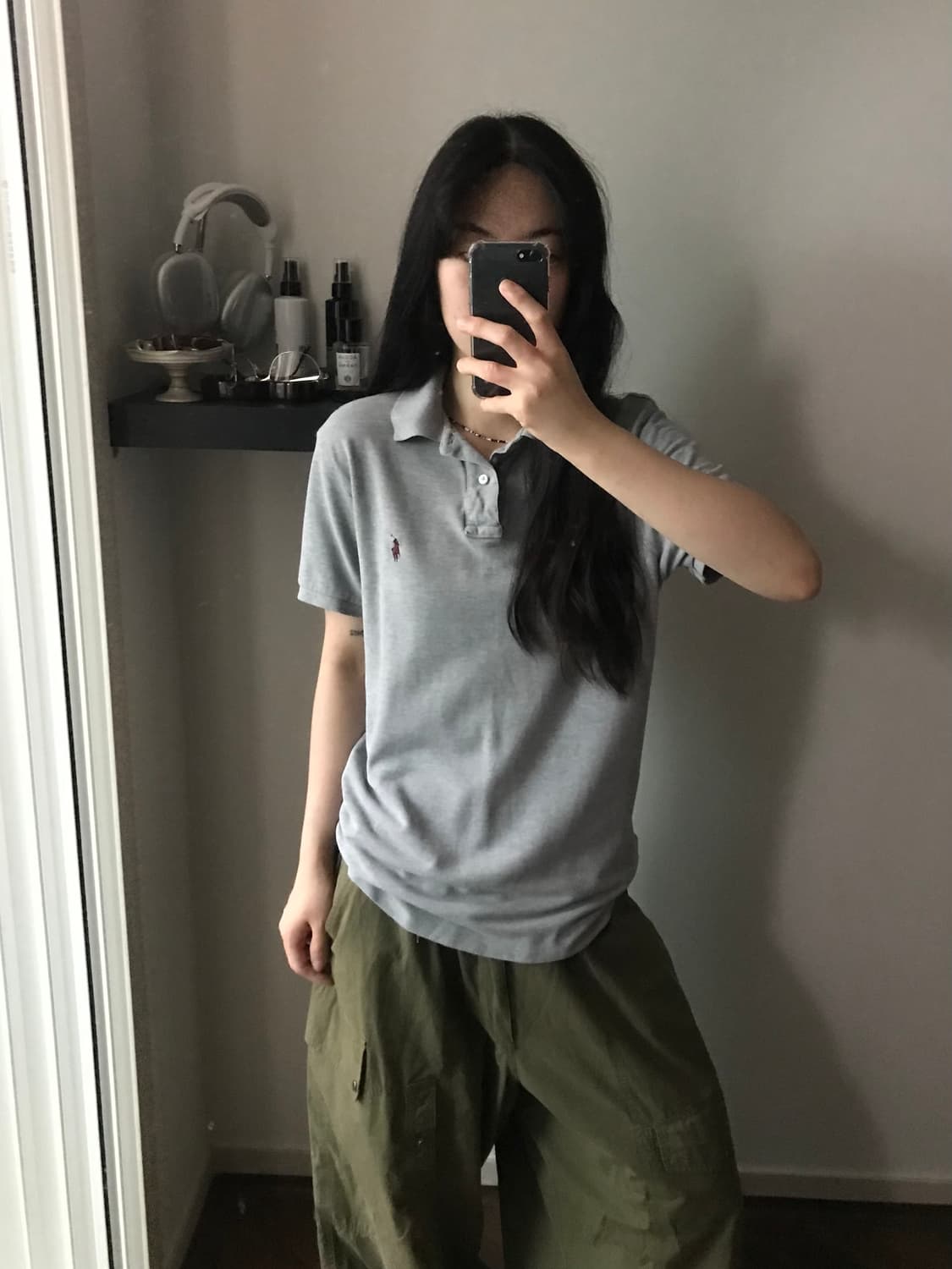 폴로 랄프로렌 포니로고 그레이 카라티 상품이미지1