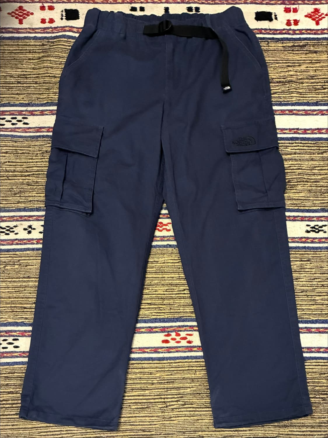 (31~34)노스페이스 코튼 밴딩 하이 마운틴 카고팬츠 네이비 상품이미지1
