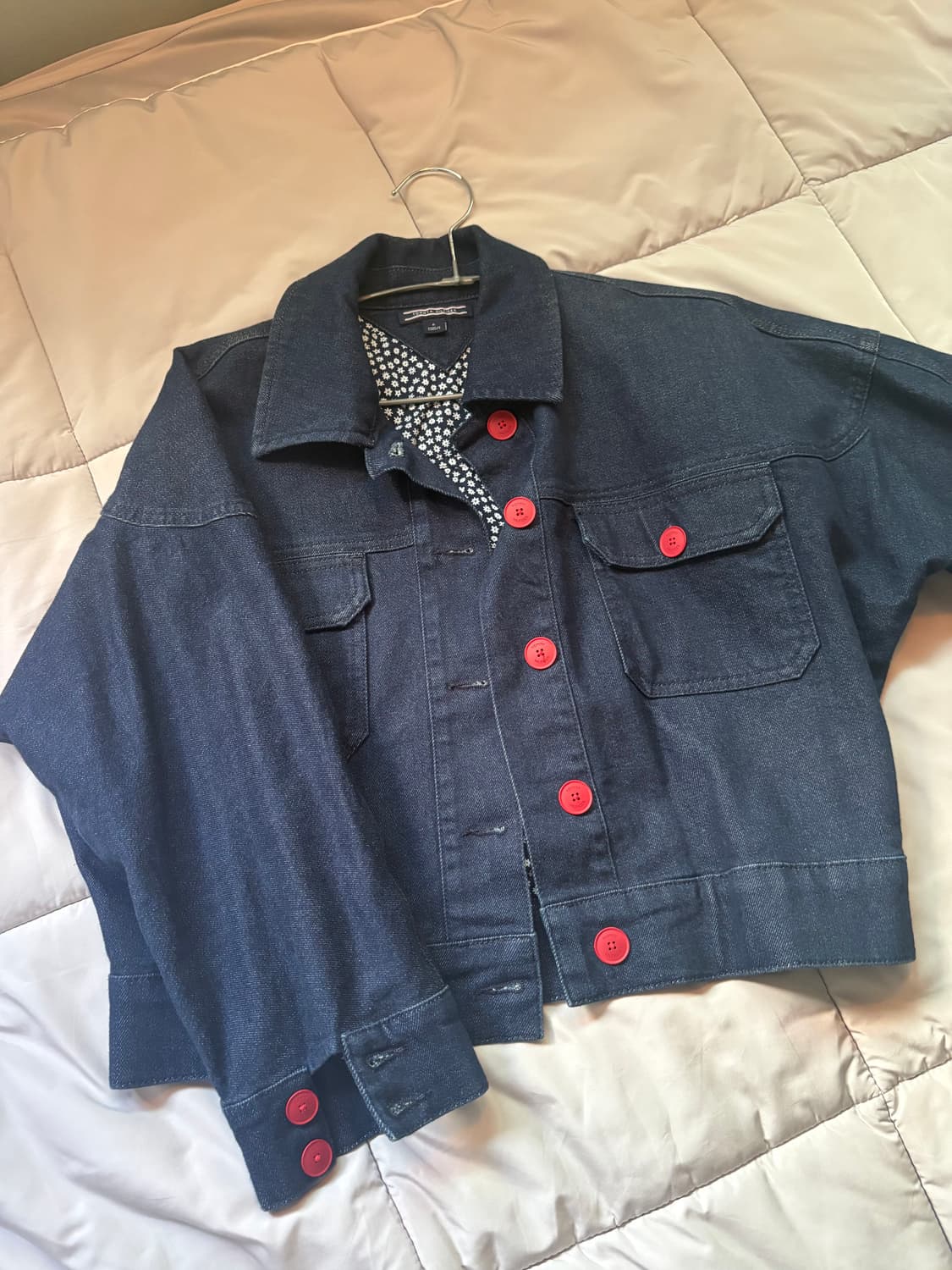 타미 힐피거 크롭 청자켓 상품이미지1