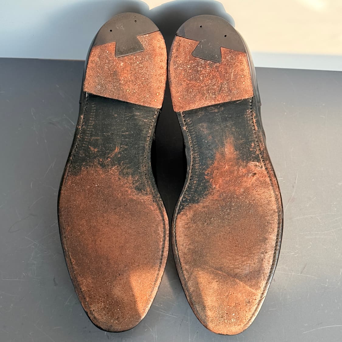 [10.5C] 알든 2161 블랙 코도반 스트레이트 팁 더비 상품이미지10