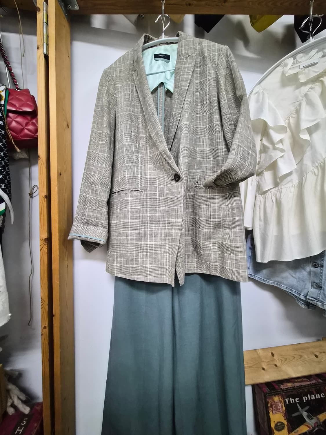 헤지스 린넨 100% 여름 자켓 상품이미지1