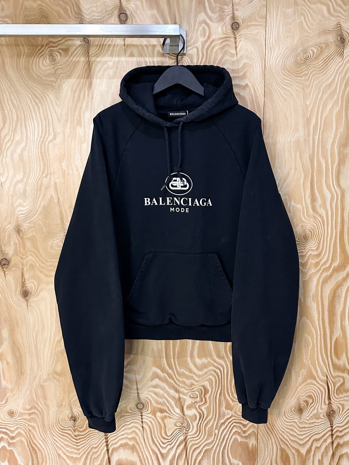 발렌시아가 2019 BB 모드 로고 후드티 상품이미지1