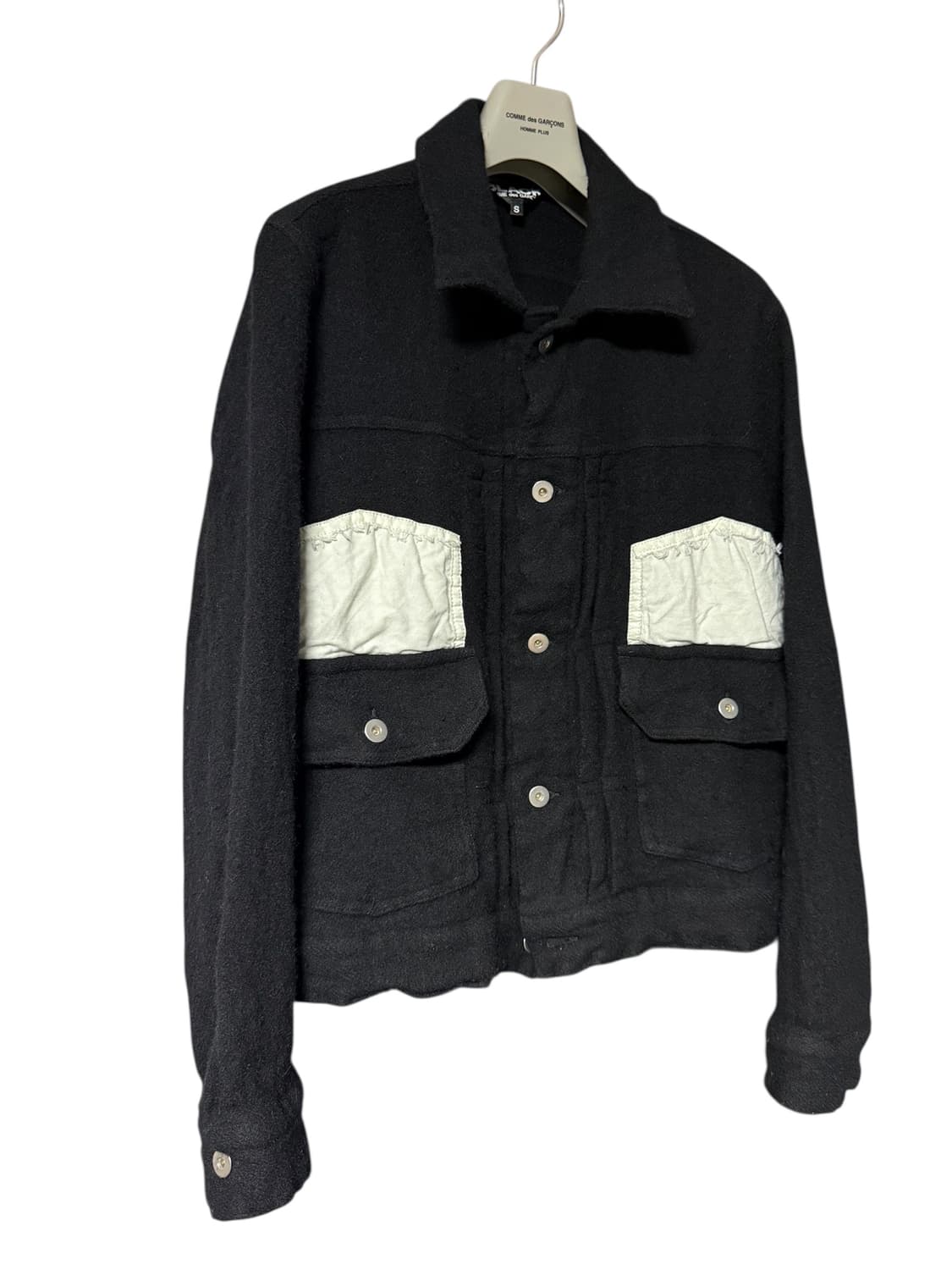 꼼데가르송 블랙 축융 트러커 상품이미지2