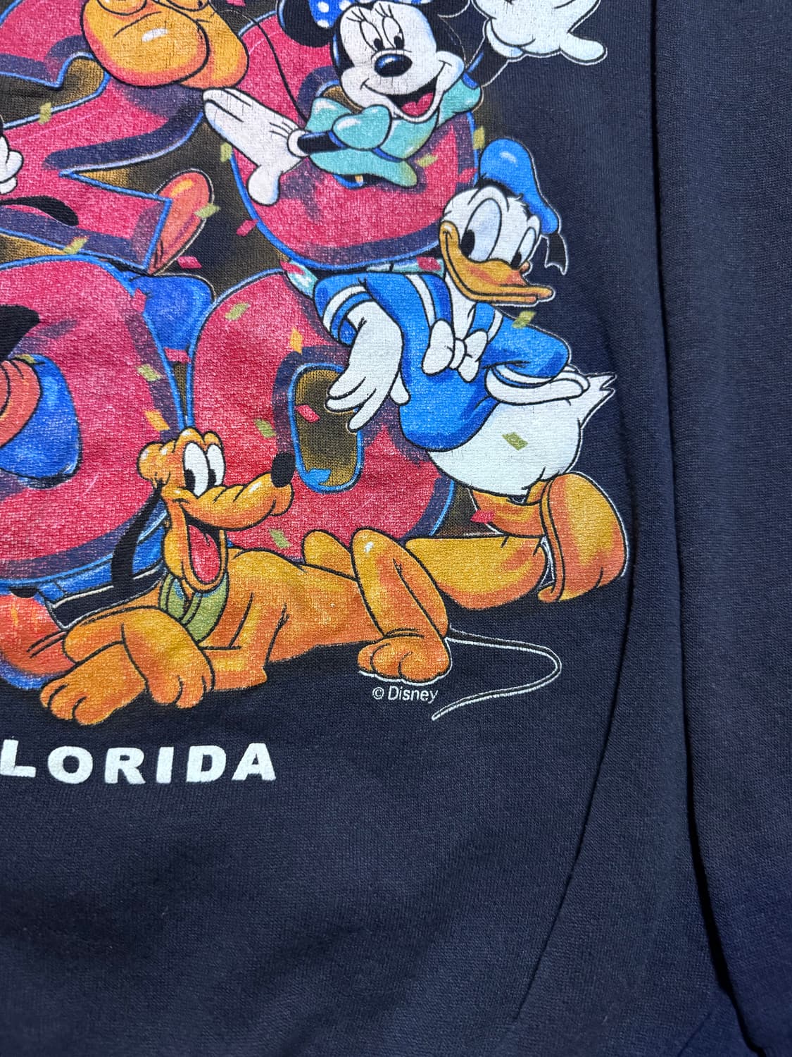 90s 디즈니 TULTEX 네이비 스웻셔츠 L 상품이미지4