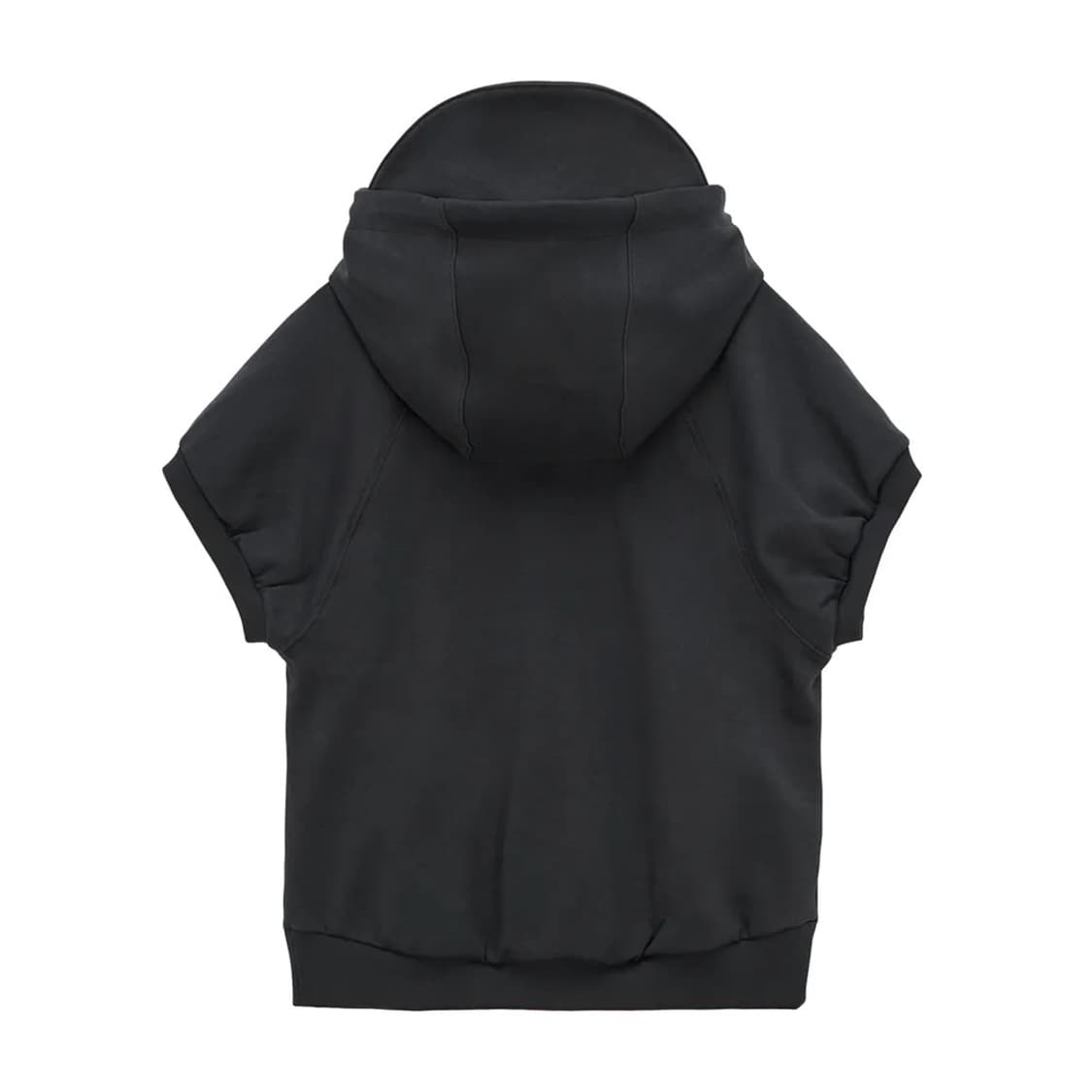 허그유어스킨 셔링 스냅 버튼 베스트 차콜 상품이미지2