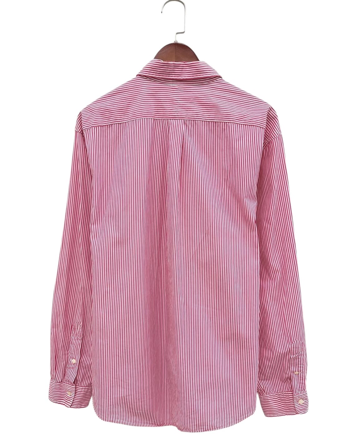 폴로 슬림핏 스트라이프 셔츠 핑크 (XXL)  상품이미지9