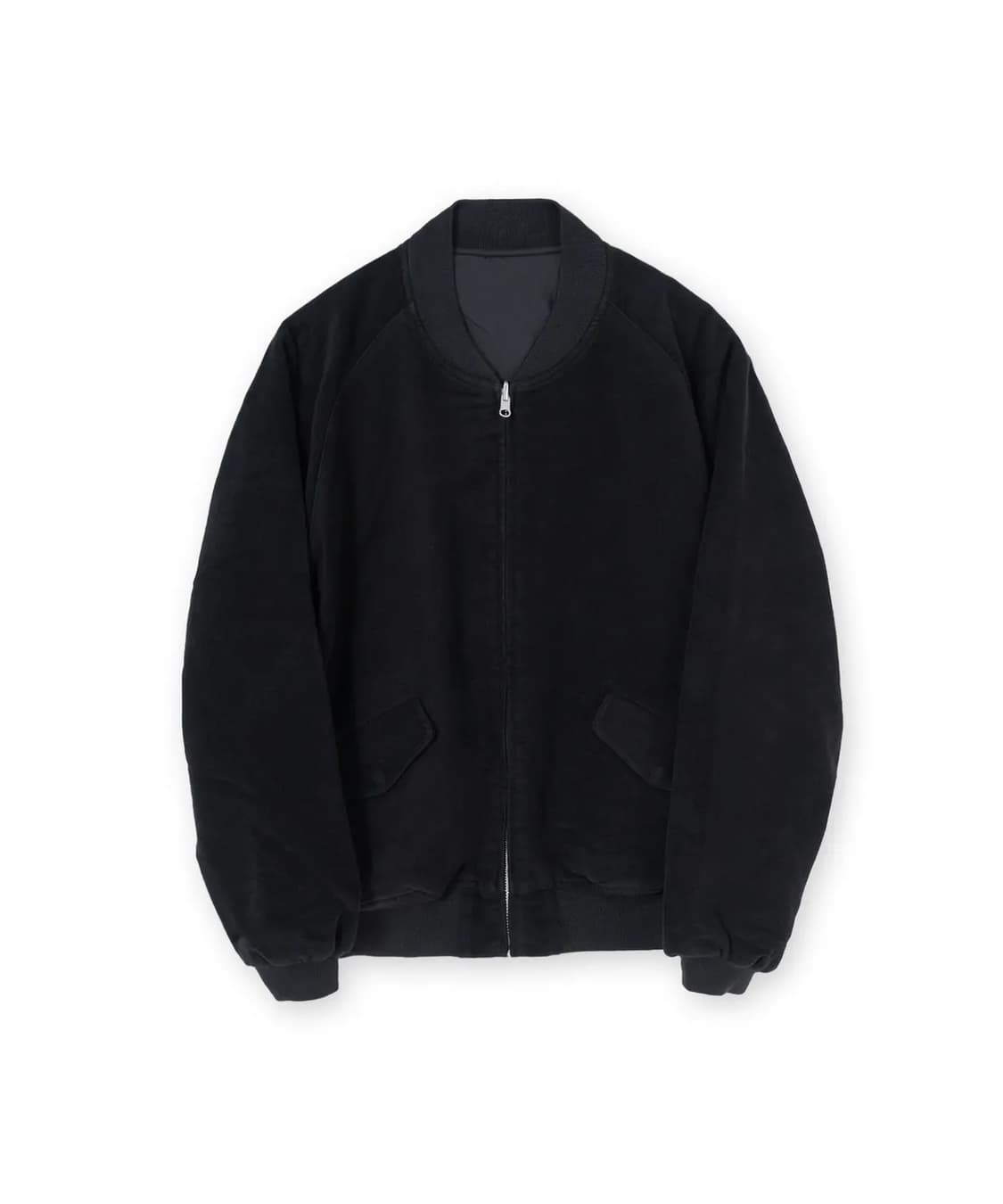 [6] 브라운야드 몰스킨 리버시블 블루종 블랙 샘플 상품이미지1