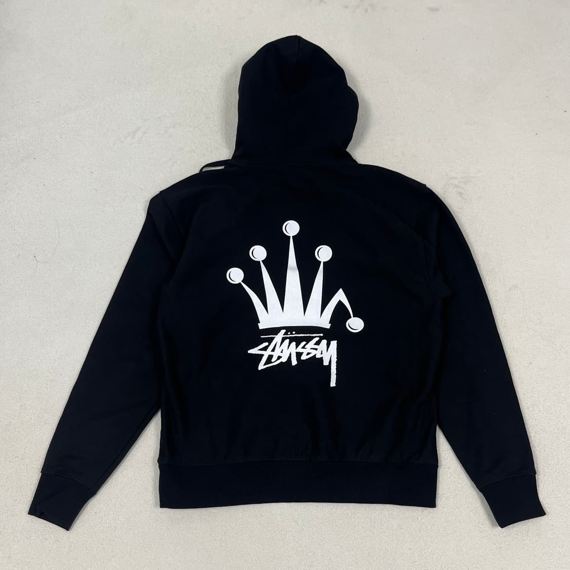 Stussy black Regal Crown hoodie 상품이미지6
