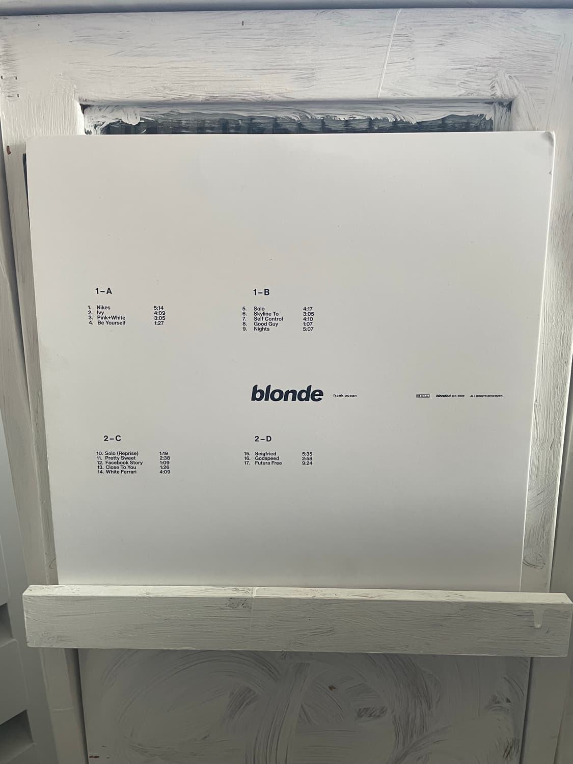 프랭크오션 blonde LP 상품이미지2
