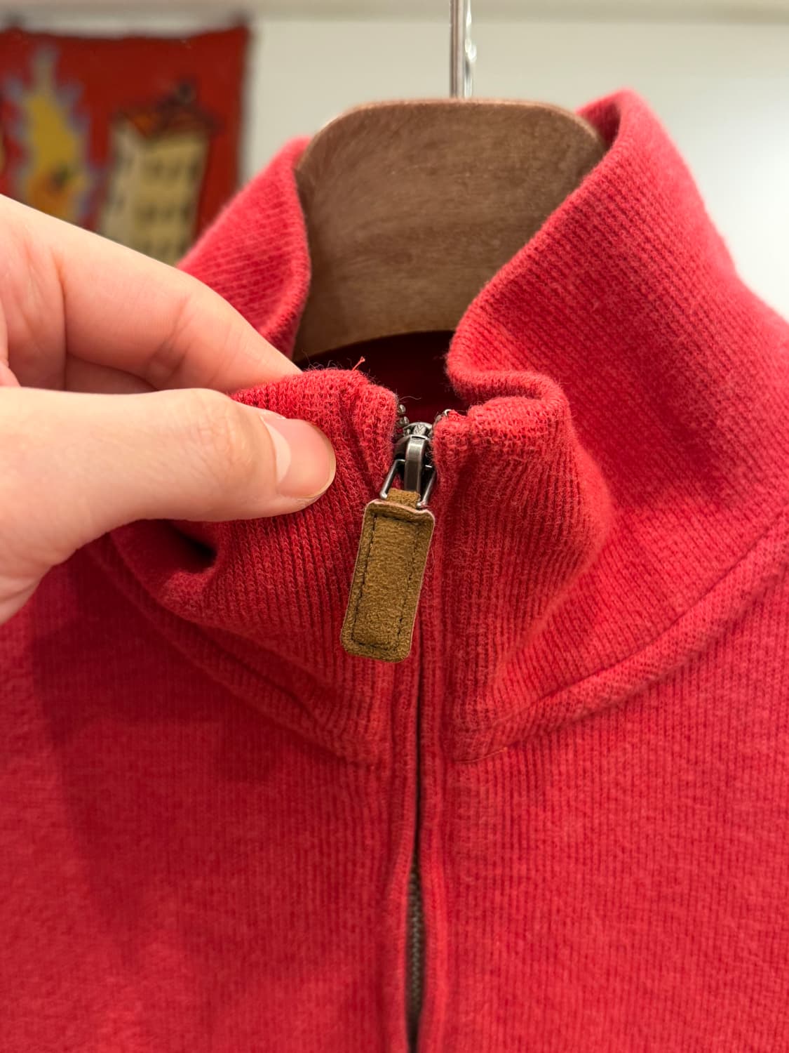 Polo ralph lauren 폴로 랄프로렌 하프넥 쿼터 집업 니트 상품이미지3