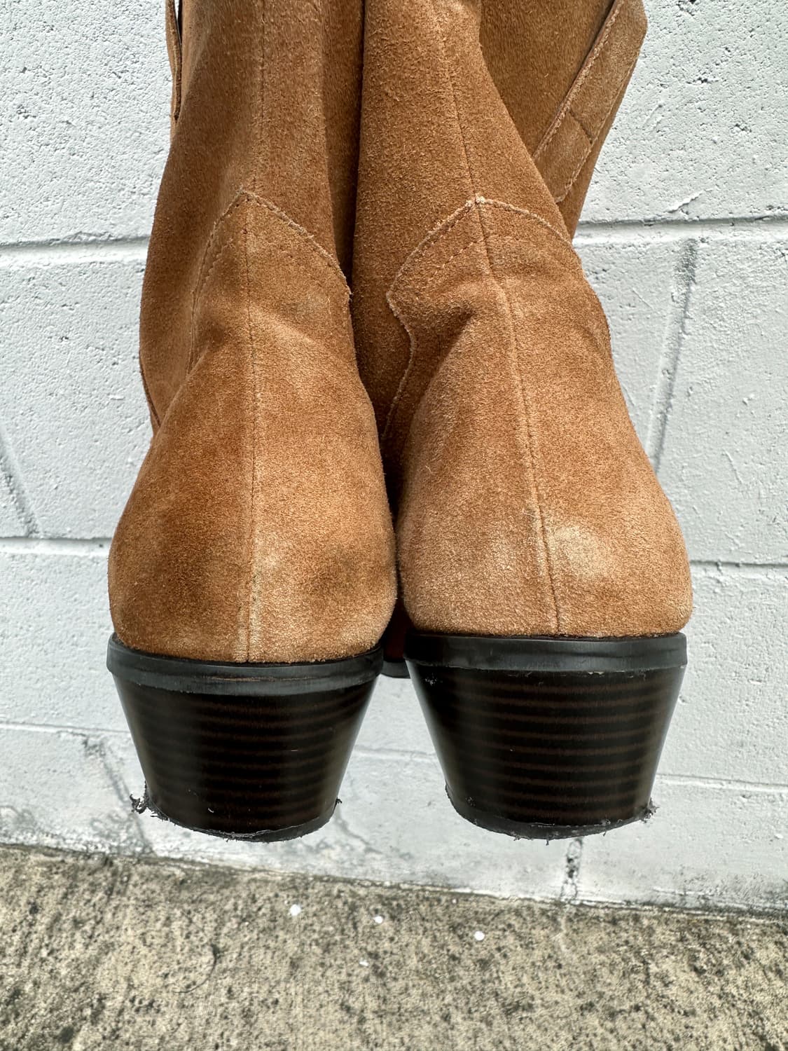 브라운 스웨이드 웨스턴 부츠 상품이미지5