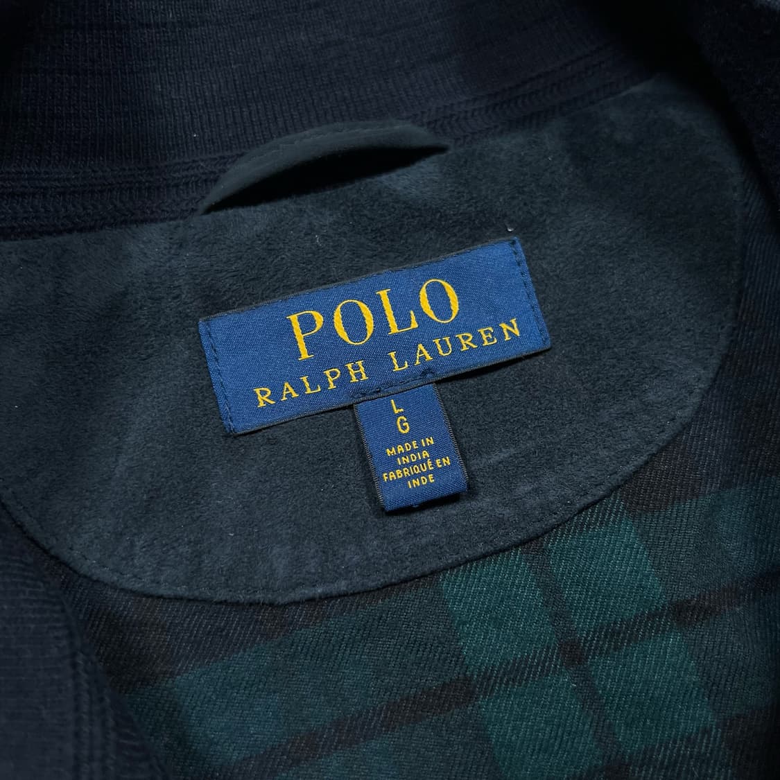 폴로 염소 스웨이드 A1 블루종 레더 자켓 상품이미지6