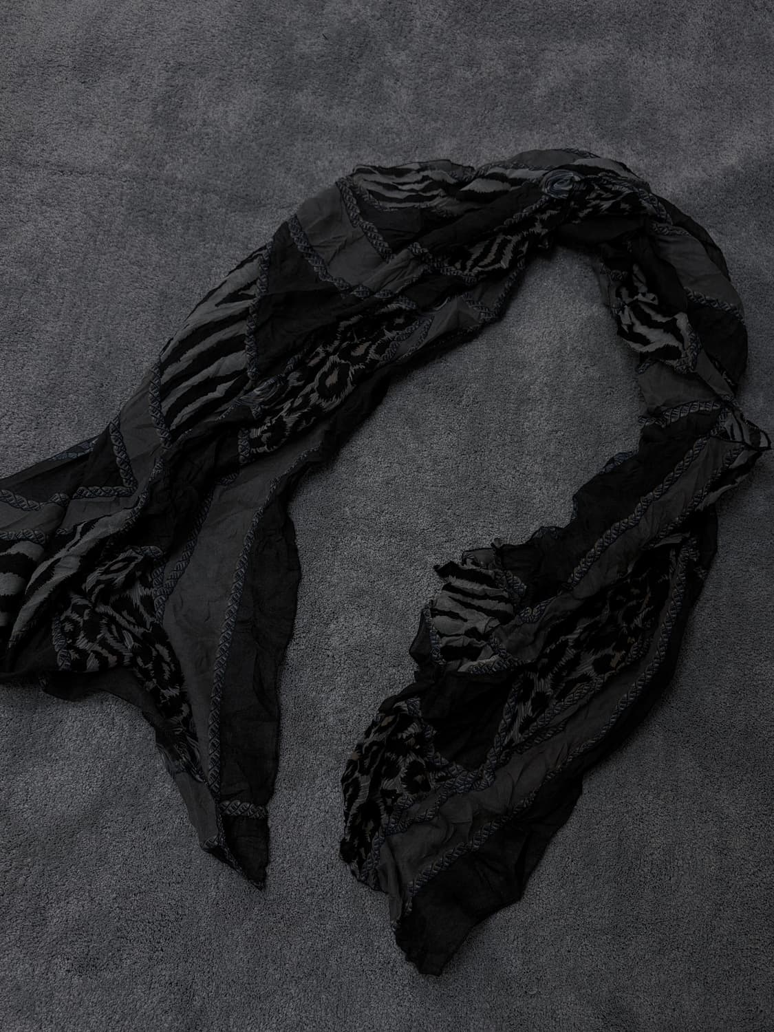 Vintage V-kei,punk mood muffler 상품이미지2