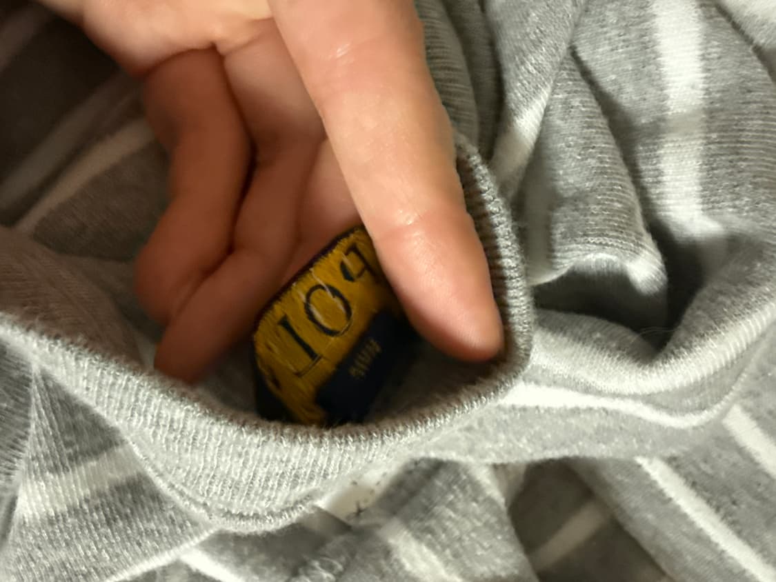 엄성현 폴로 스트라이프 티셔츠 (와플x) 상품이미지4