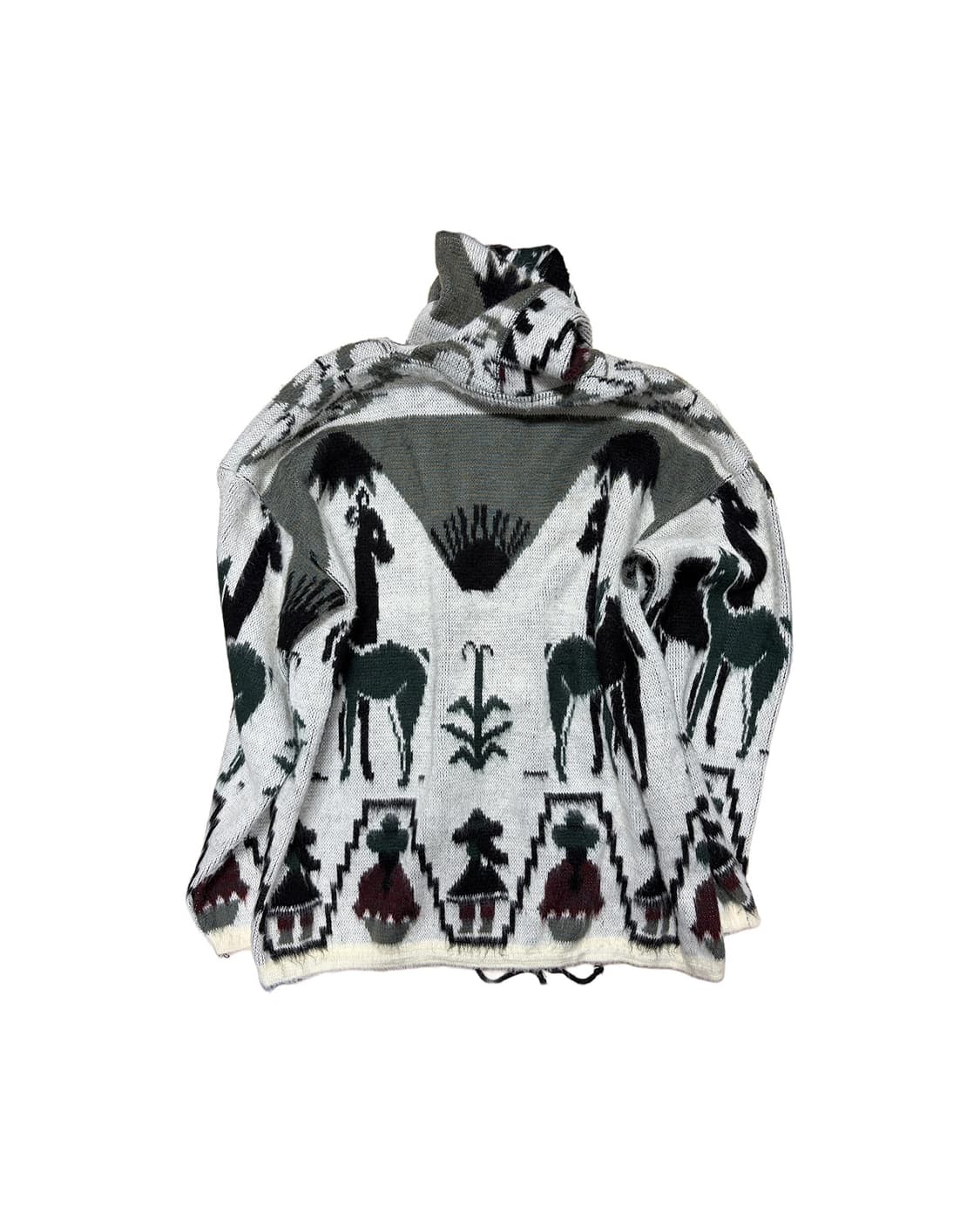 빈티지 울 후드 집업  상품이미지4