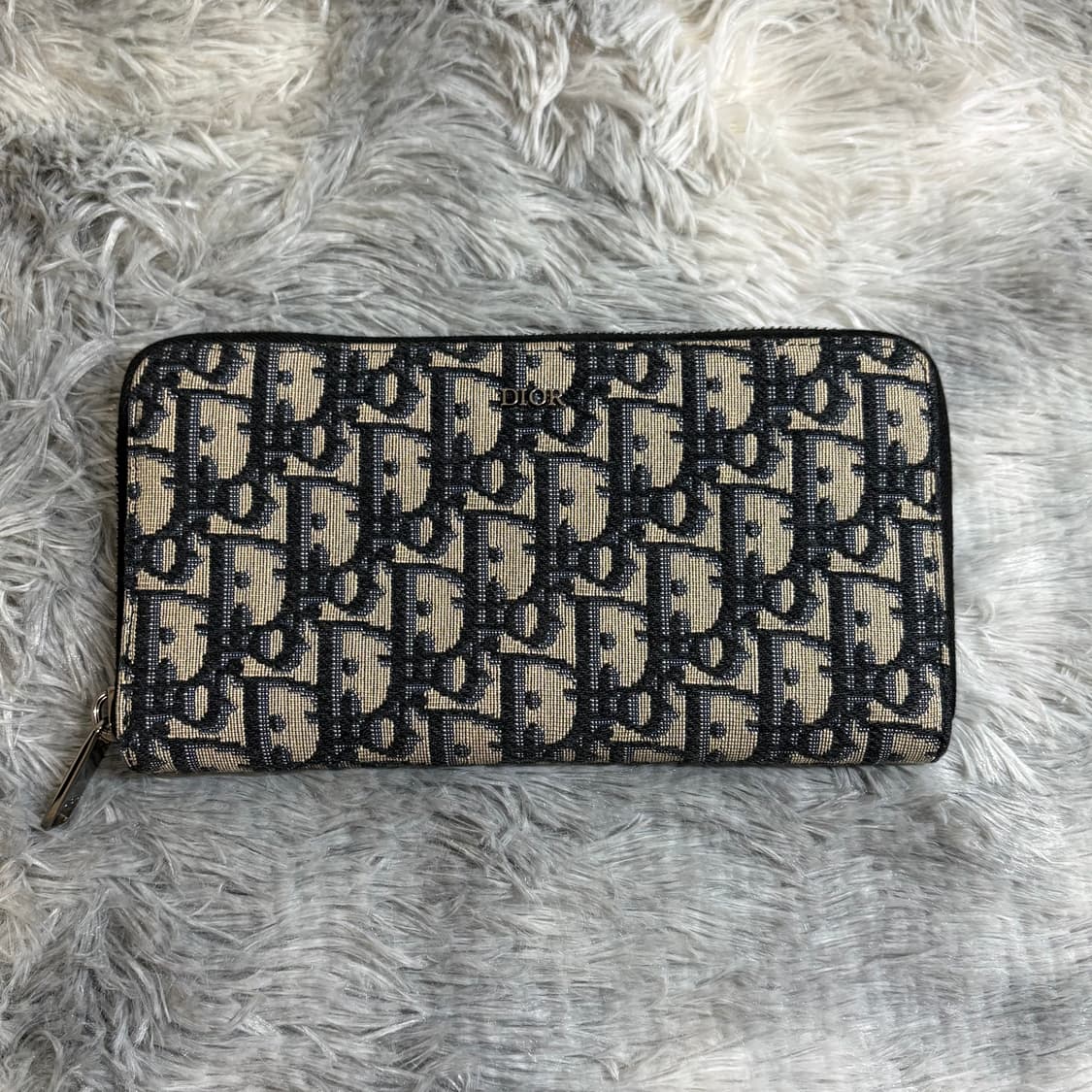 디올 오블리크 지퍼돌이 장지갑 베이지 상품이미지1