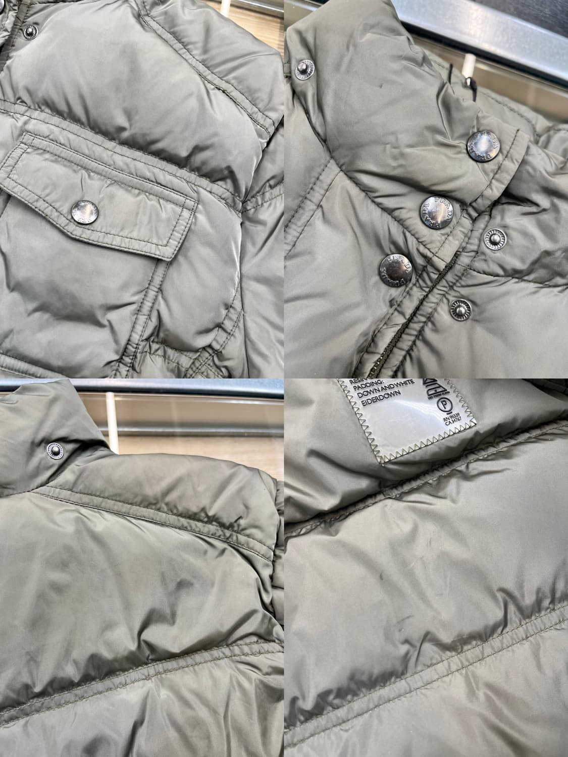 프라다 나일론 푸퍼 다운 자켓 상품이미지7