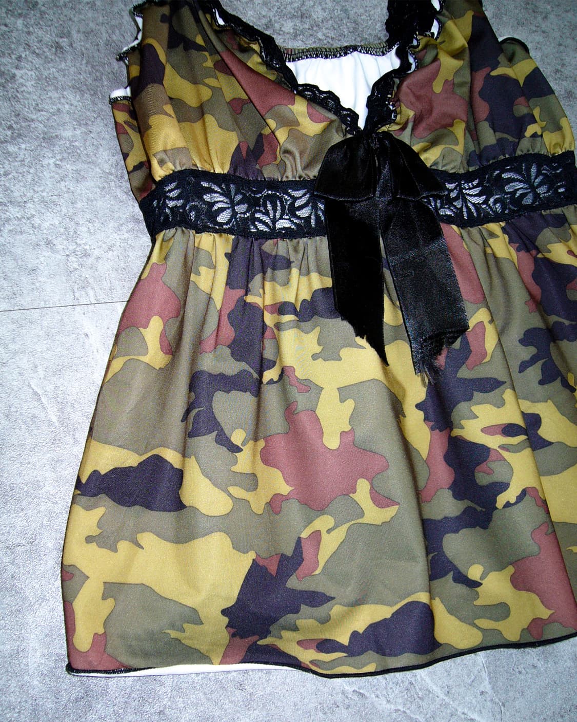 Camouflage Sleeveless Top 상품이미지4
