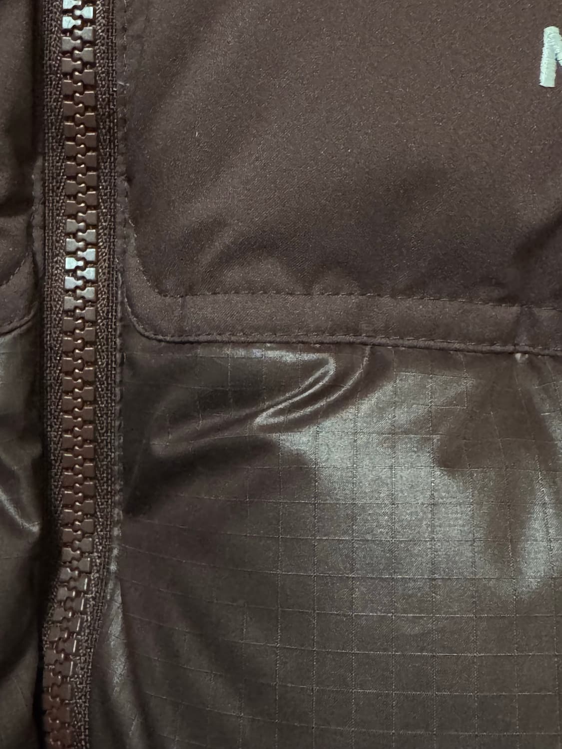 노스페이스 화이트라벨 여성 숏패딩 코코아 브라운 M90 상품이미지4