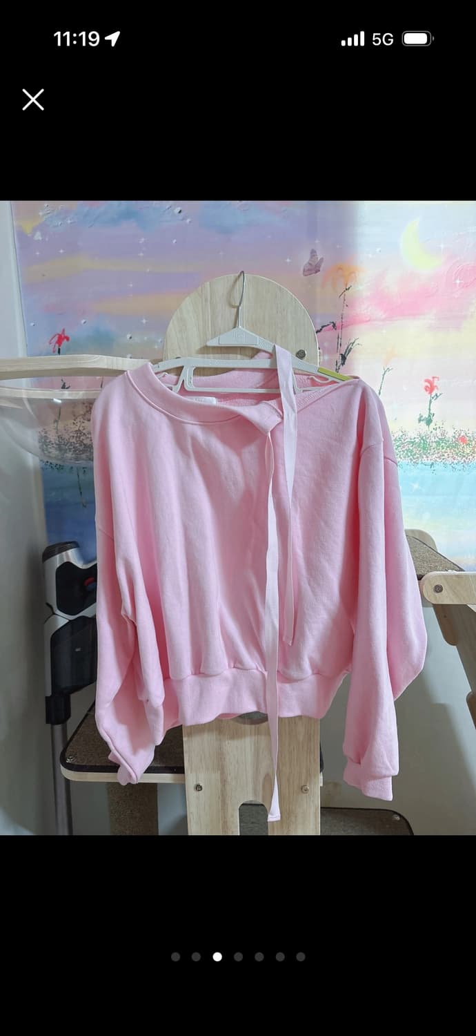 딸기우유 언발오프숄더 맨투맨(거의새옷) 상품이미지3