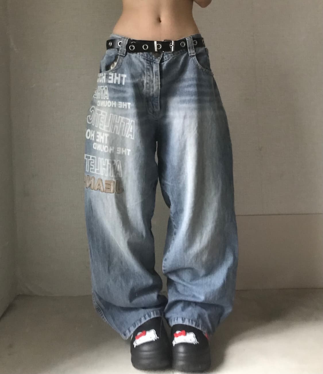 빈티지 00s 힙합 데님팬츠 상품이미지4