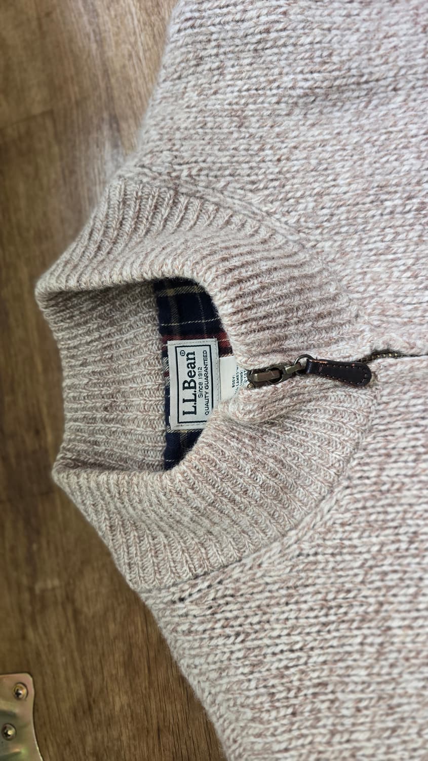 L.L.Bean 엘엘빈 램스울 헤비 집업 니트  상품이미지5