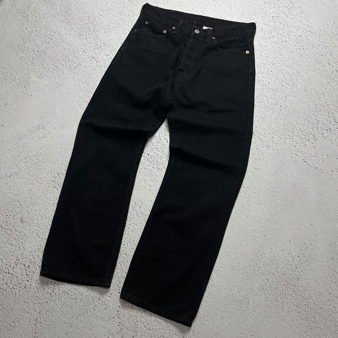 00s Levi's 501 Original Fit Black Jeans 상품이미지4