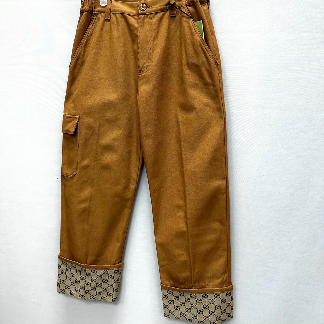 구찌 GG 데님 커프스 캔버스 팬츠 (30)  상품이미지3