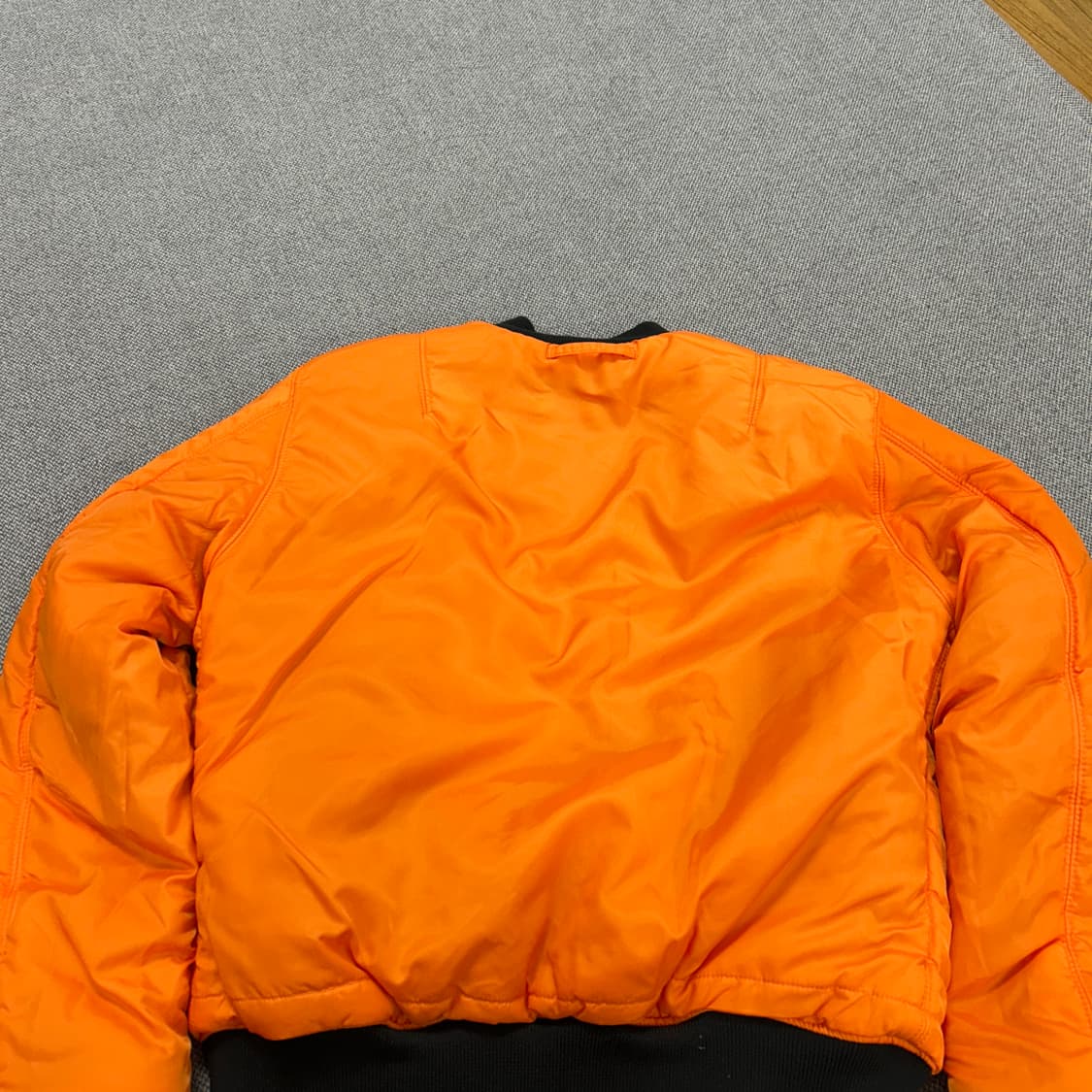 알파인더스트리 리버시블 MA-1 봄버자켓(M) 상품이미지6