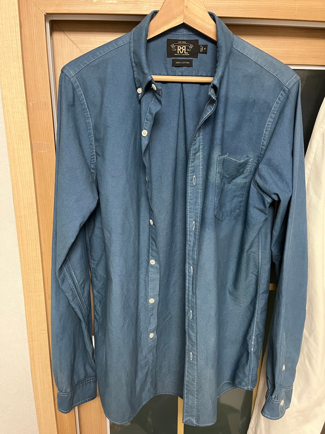 RRL 더블알엘 버튼다운 워크 셔츠 M 상품이미지1