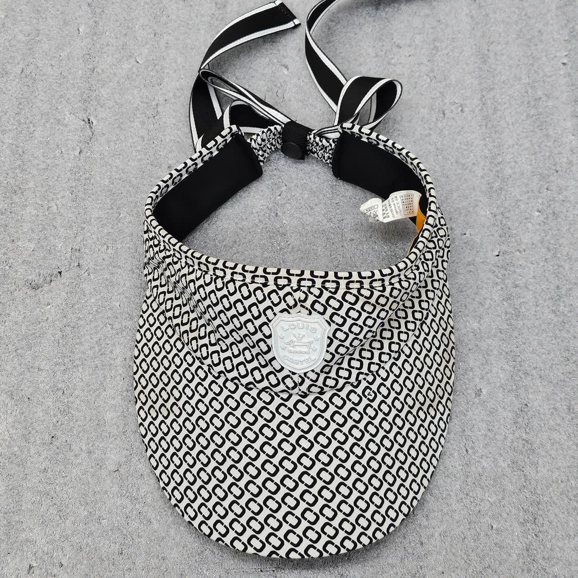 루이까또즈 닥스하운드 패턴 리본 썬바이저  상품이미지1