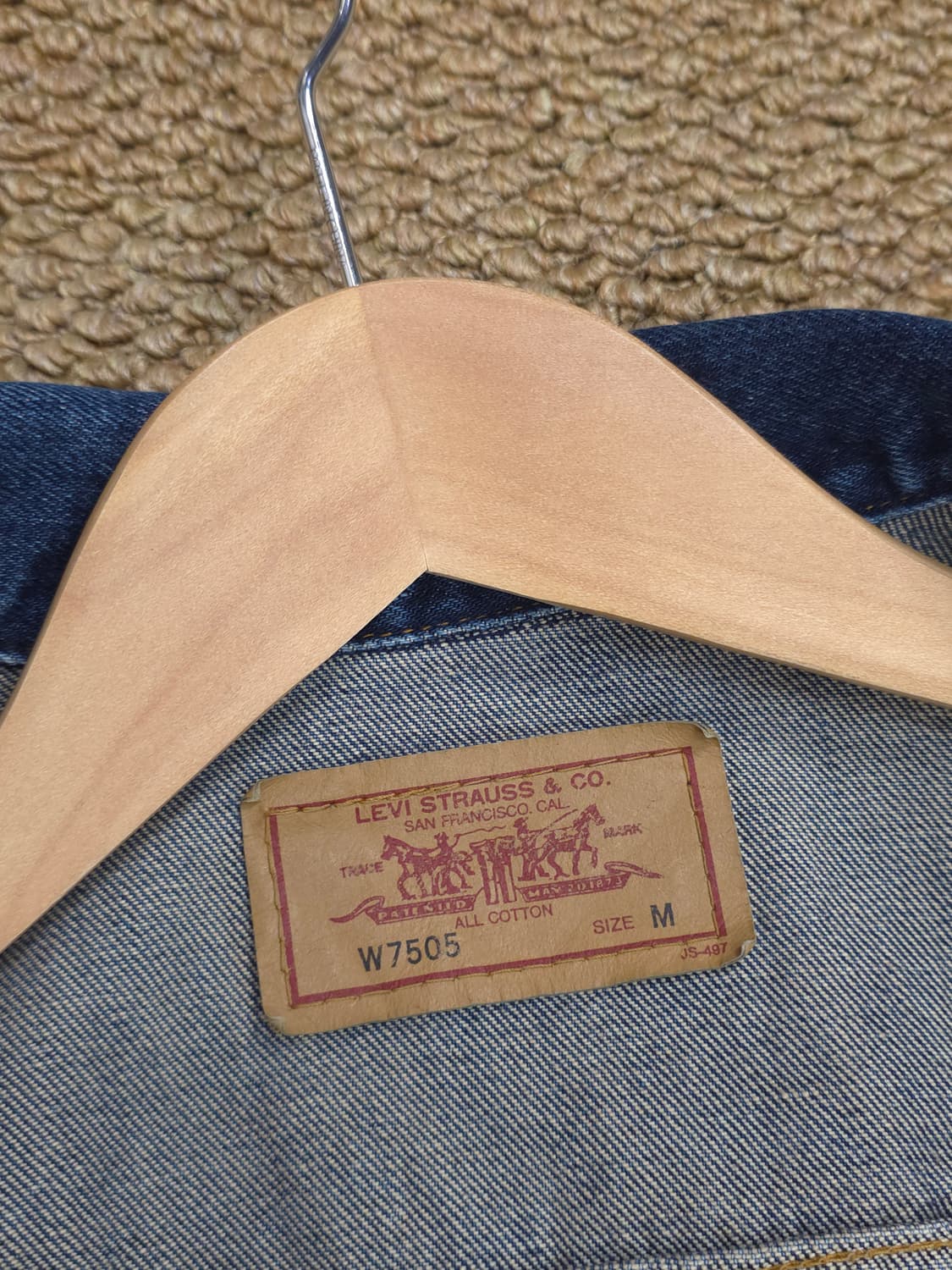 95's 빈티지 리바이스 데님 자켓 M 상품이미지5