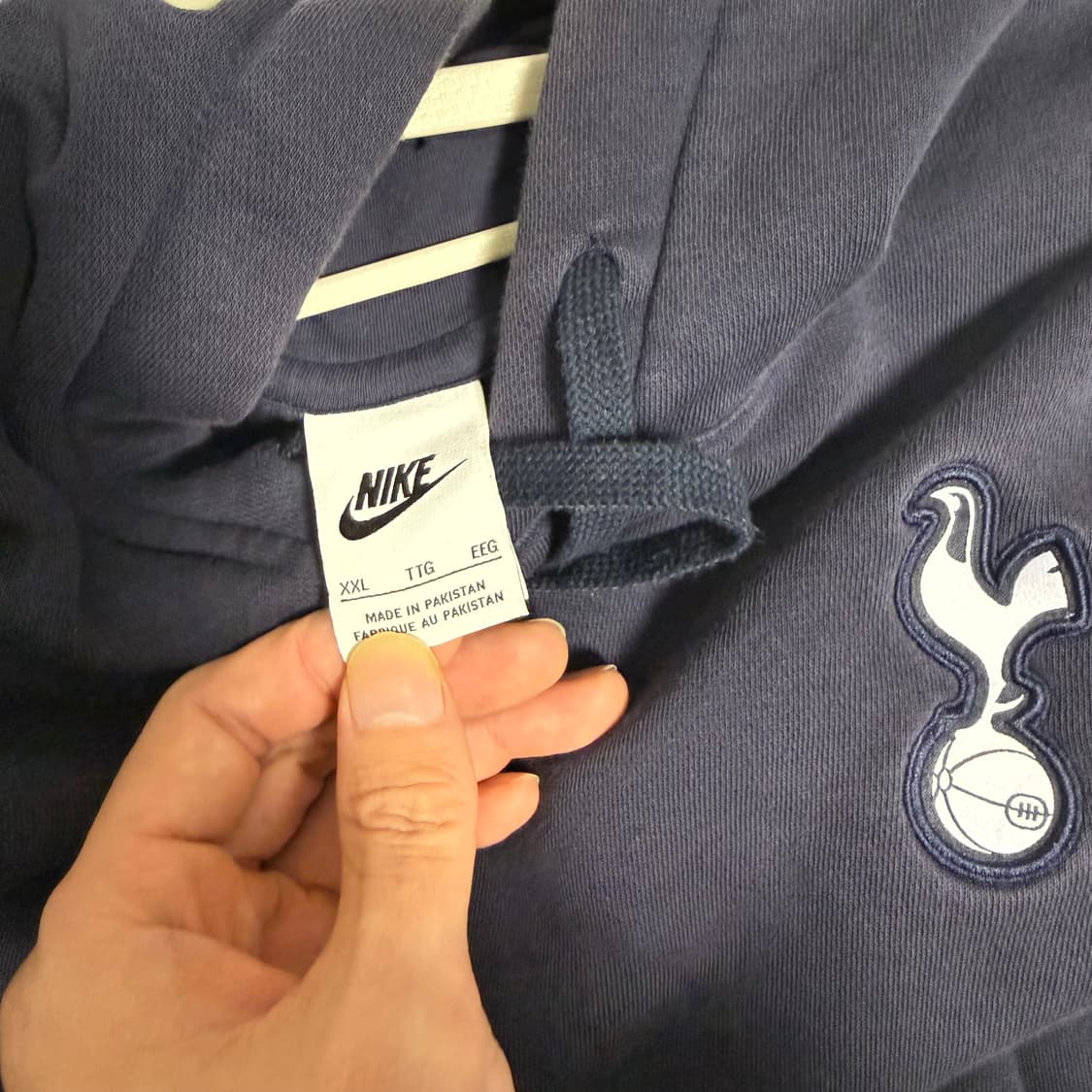 나이키 토트넘 후드티 2XL 네이비 상품이미지3