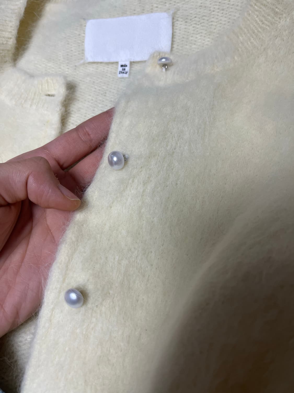 23년FW 메종마르지엘라 앙고라 가디건 상품이미지4