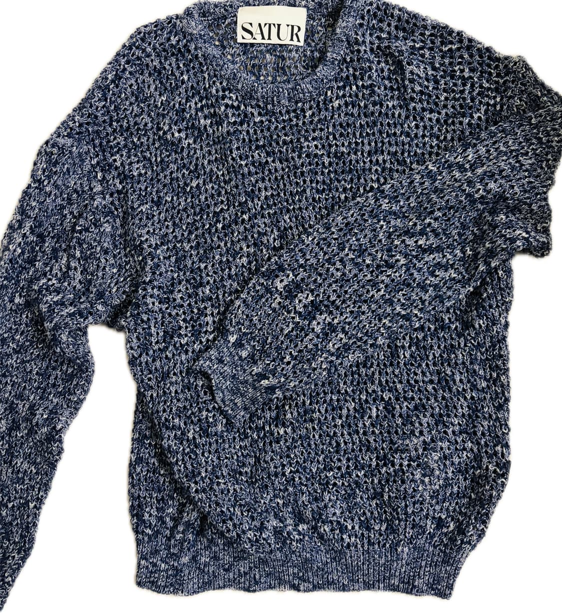 세터 펀칭 이비자 니트 네이비 상품이미지2