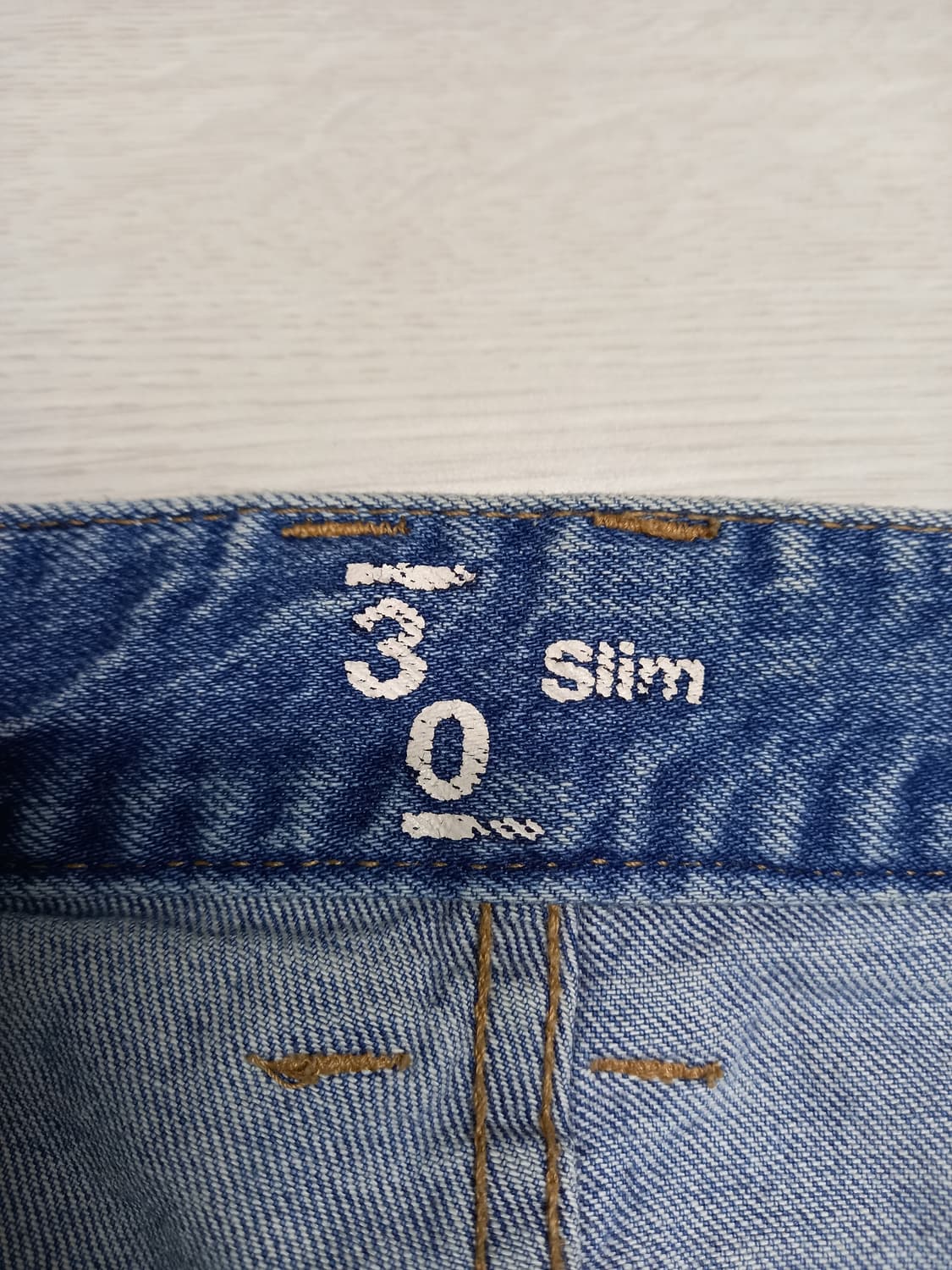 31 DESIGN UNITED 데미지워싱 스판 슬림일자진 31-518 상품이미지7