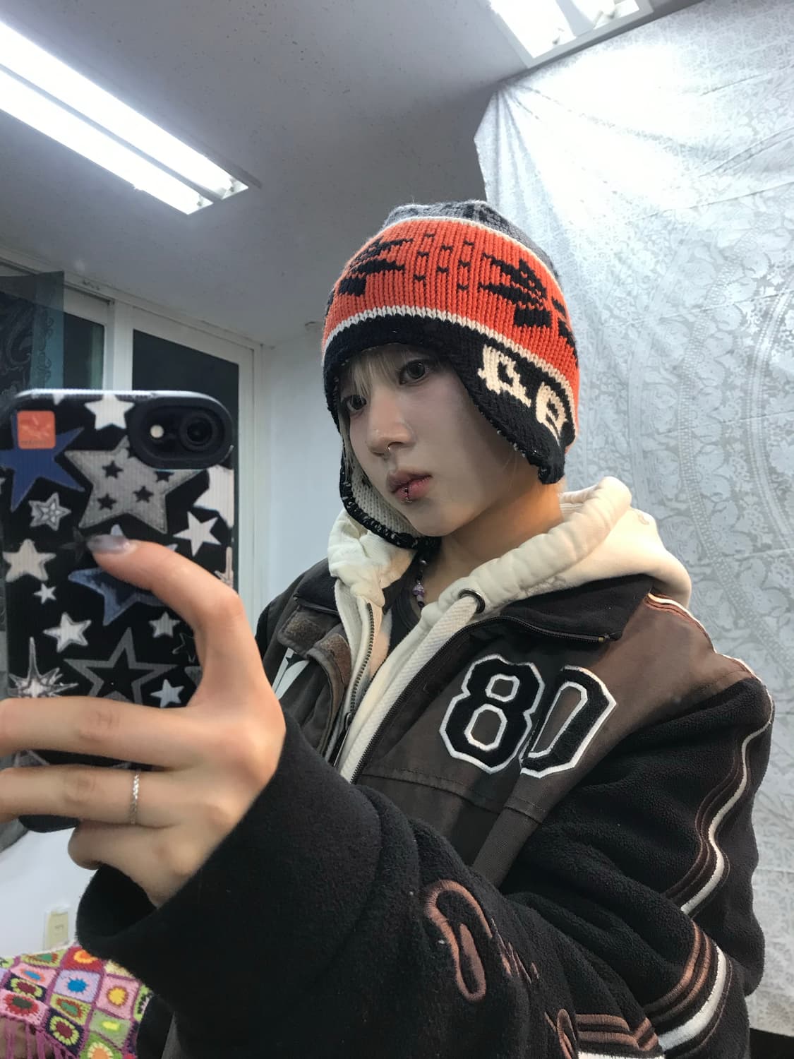 SPY 스파이 에스닉 겨울 비니 모자  상품이미지1