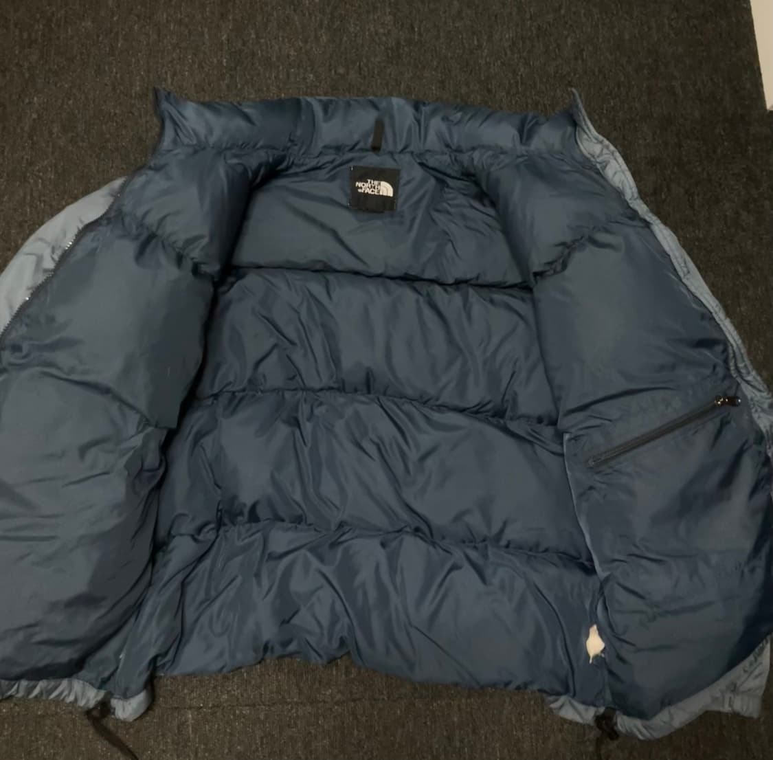 노스페이스 700 눕시 프로즌 쿨그레이 패딩 상품이미지3