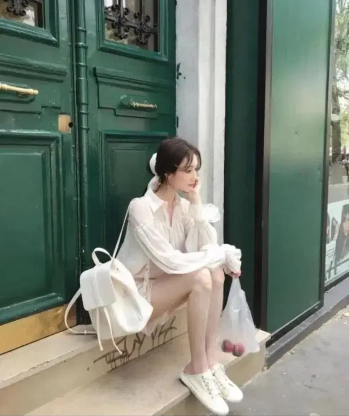 라벨르블랑 백팩 화이트 상품이미지1