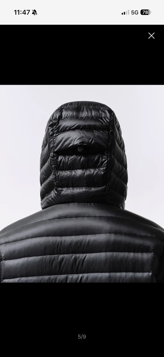 무신사스탠다드 시티 레저 경량 패딩 후디드 라이트 다운 자켓 상품이미지5