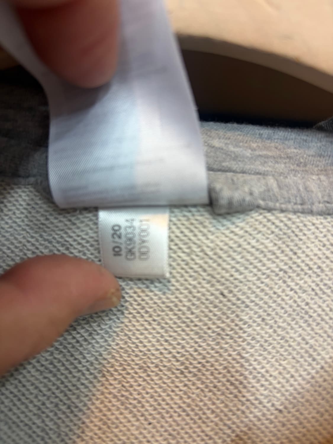 아디다스 삼선 후드집업 그레이 상품이미지4