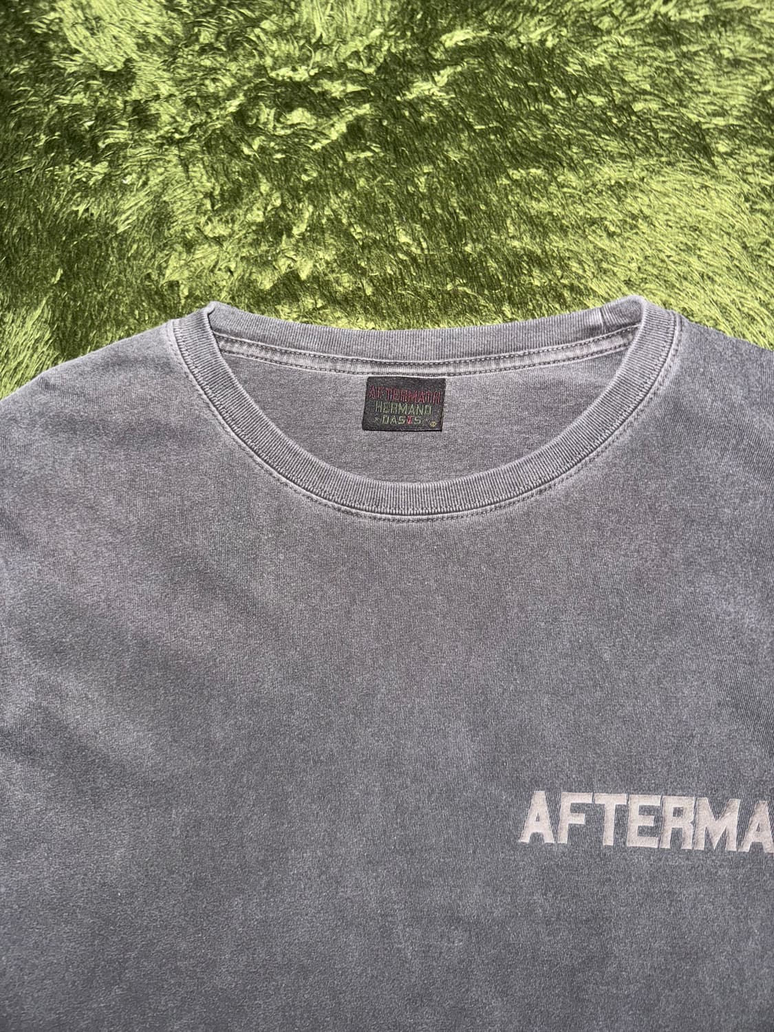 [XL] AFTERMATH 애프터매스 가먼트 다잉 롱슬리브 챠콜 상품이미지3