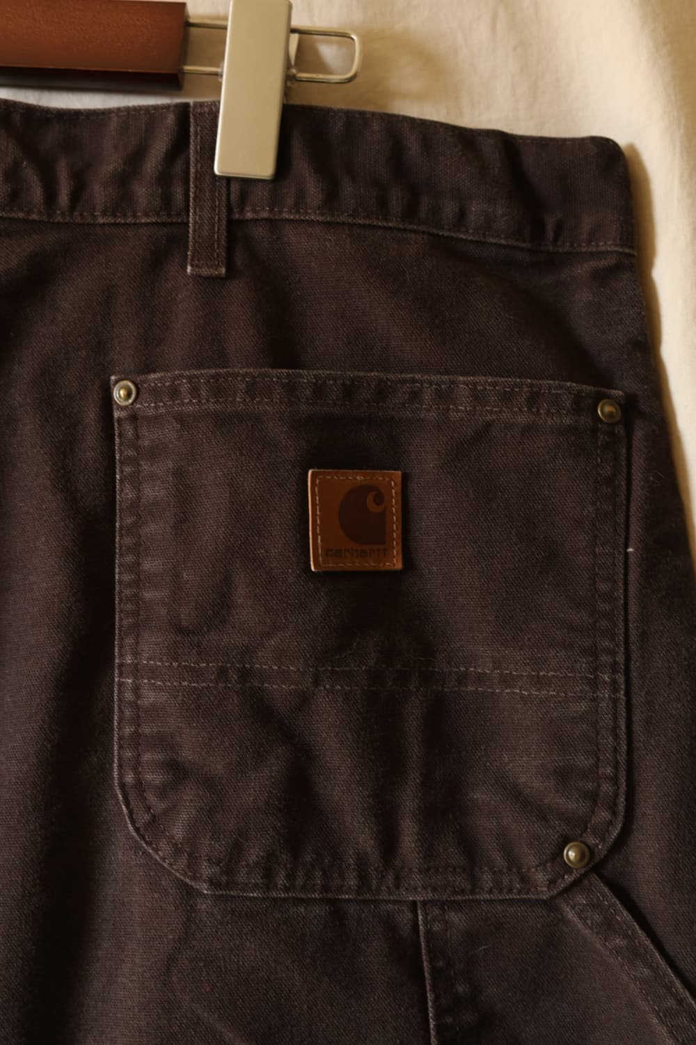 허리40 칼하트 더블니 팬츠 브라운 B-136 Dkb 상품이미지6