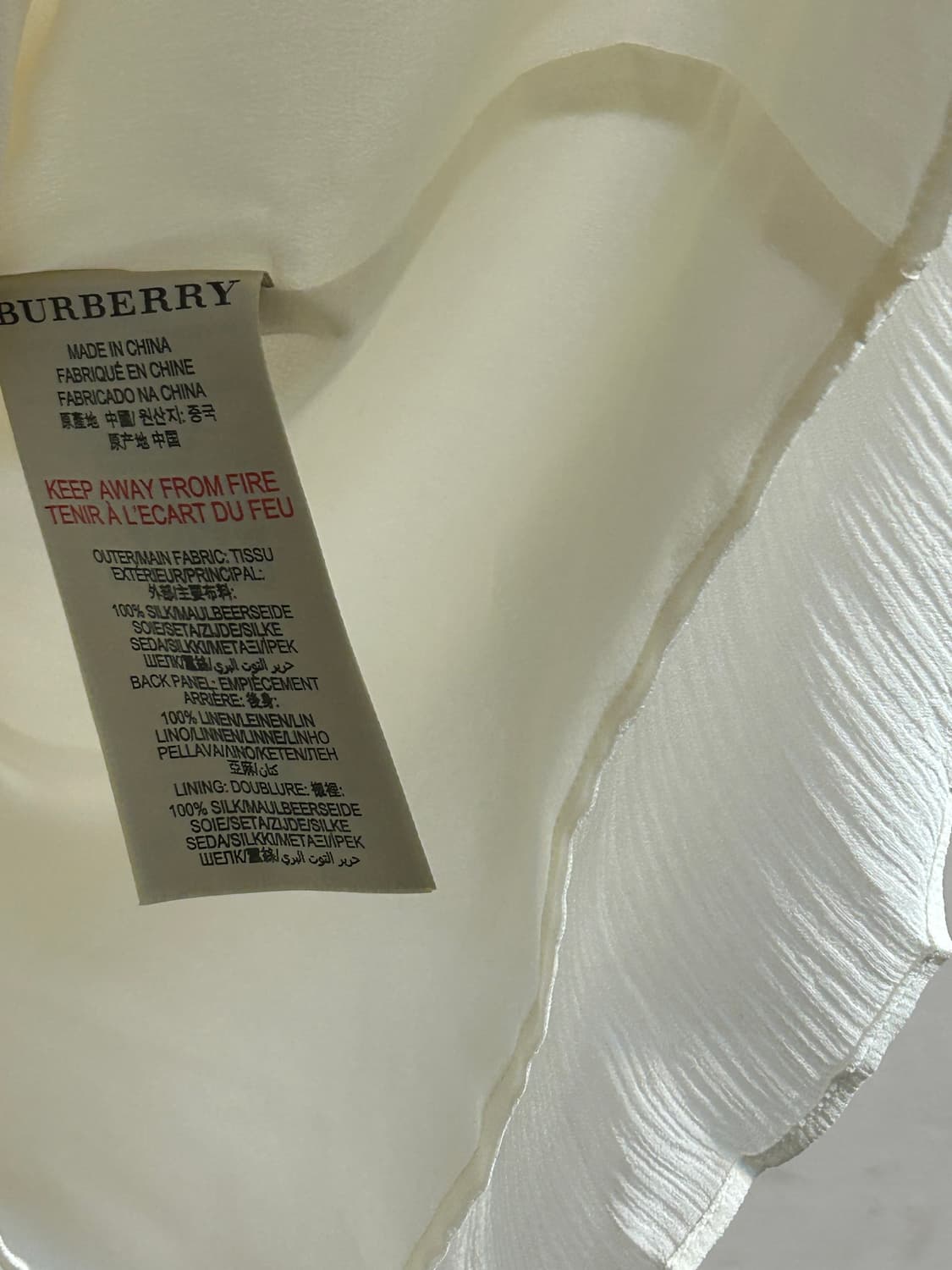 버버리 브릿 실크 플리츠 미디 드레스 상품이미지8