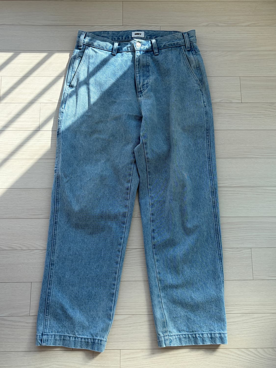 Obey 오베이 카펜터 워크웨어 연청 데님 30 상품이미지2