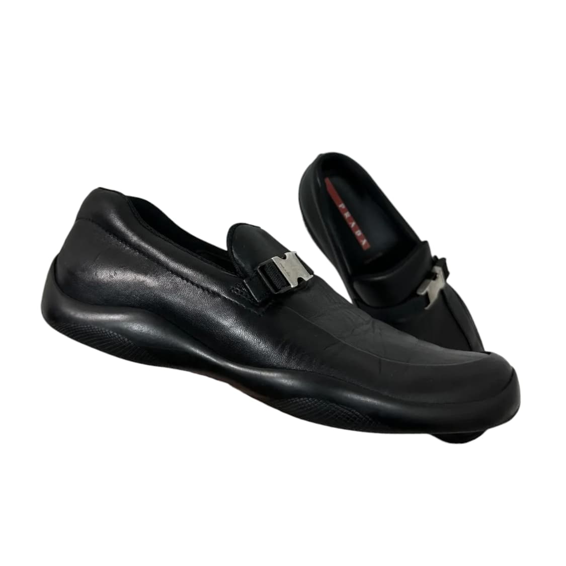 프라다 스포츠 아카이브 버클 레더 스니커즈 상품이미지4