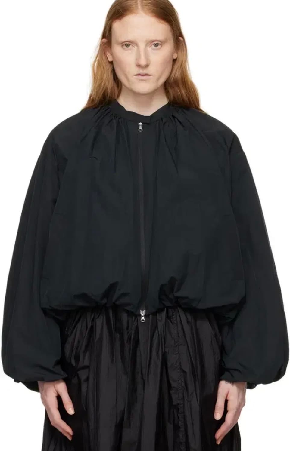 아모멘토 볼륨 셔링 점퍼 상품이미지1