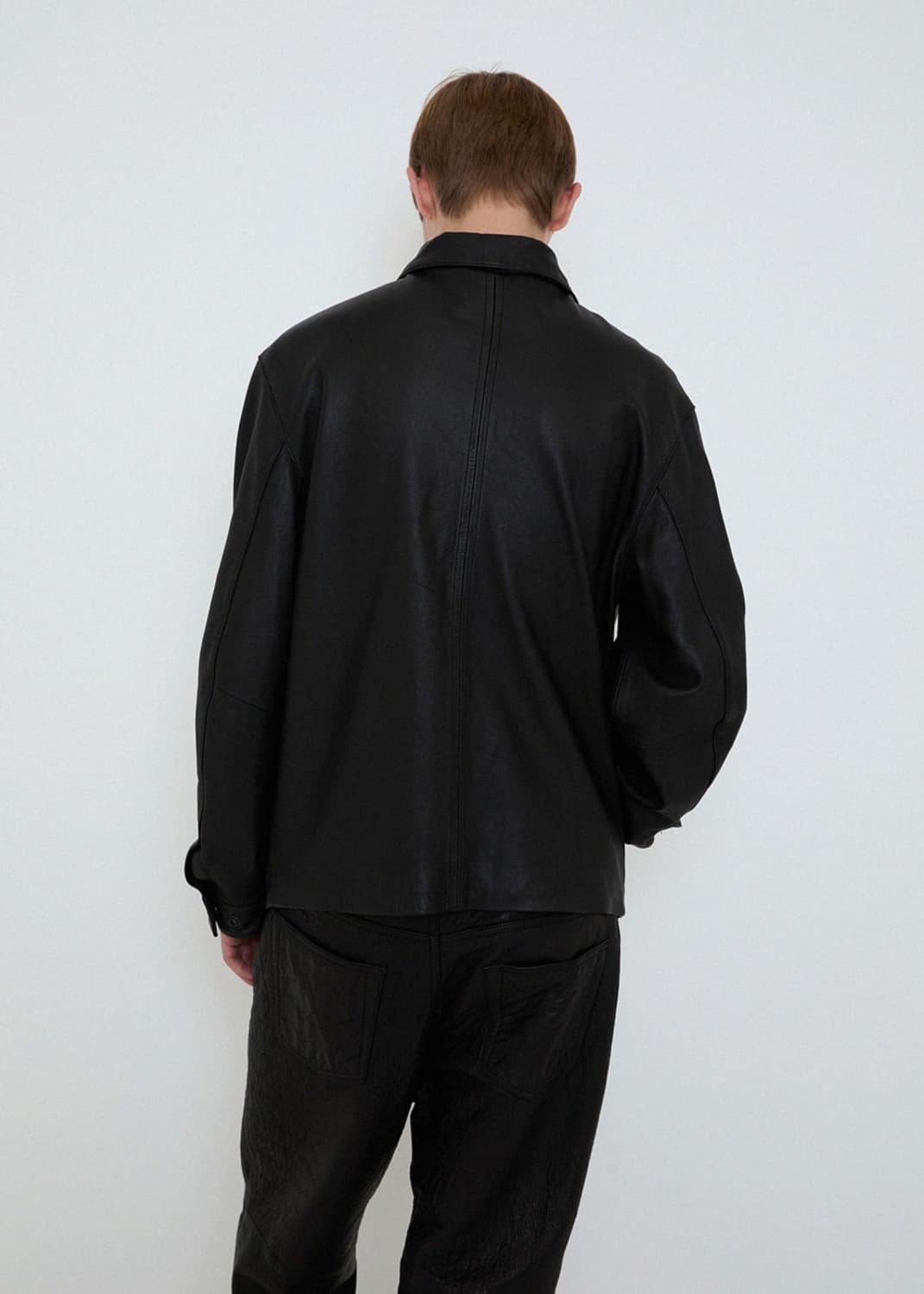 [3] innir 254 AGED LAMBSKIN SILE BLOUSON 상품이미지3